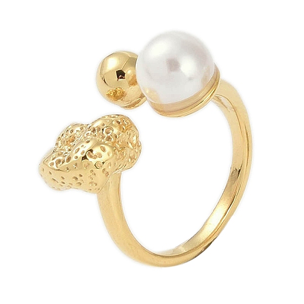 

PandaHall 304 Stainless Steel Ion Plating(IP) Rings, Real 18K Gold Plated, Adjustable 304 Stainless Steel