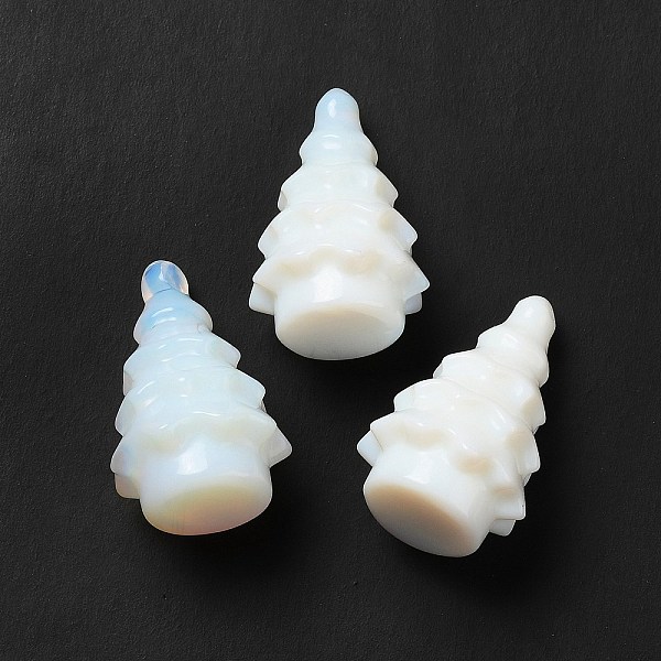 

PandaHall Opalite Display Decorations, Christmas Tree, 38.5x24.5mm Opalite Tree