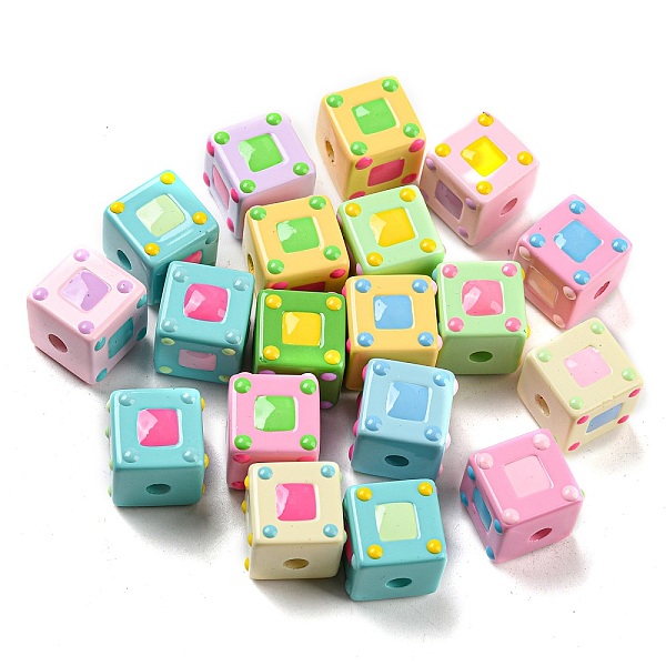 オペークアクリルヨーロピアンビーズ