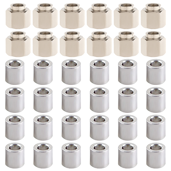 

PandaHall CHGCRAFT 24Pcs 3D Printing Accessories Set Hexagonal Eccentric Column with 12Pcs Circular Isolation Columns 3D Prnter Wheel Spacer...