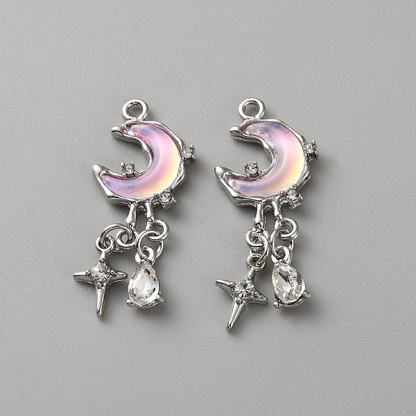 Platinum Tone Alloy Pendants