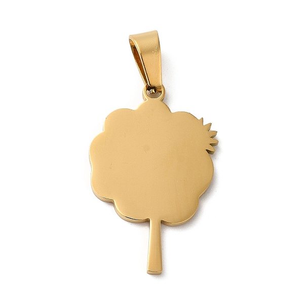

PandaHall Ion Plating(IP) 304 Stainless Steel Pendants, Stamping Blank Tag, Clover Charm, Golden, 27.5x18x1mm, Hole: 6.5x4mm 304 Stainless...