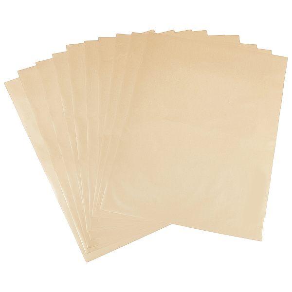 

PandaHall A4 Stamping Hot Foil Paper, Transfer Foil Paper, Elegance Laser Printer Craft Paper, Bisque, 295x210x0.1mm, 50 sheets/bag Paper..., Orange