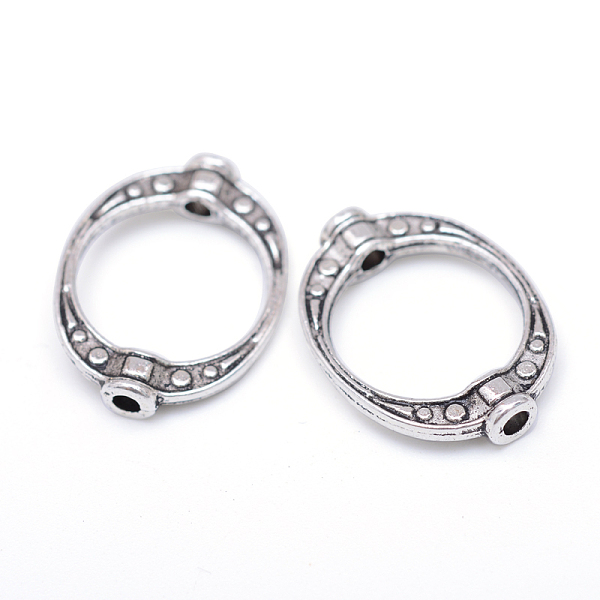 

PandaHall Donut Tibetan Style Alloy Bead Frames, Cadmium Free & Lead Free, Antique Silver, 19x14.5x3.5mm, Hole: 1.5mm, about 1155pcs/1000g...