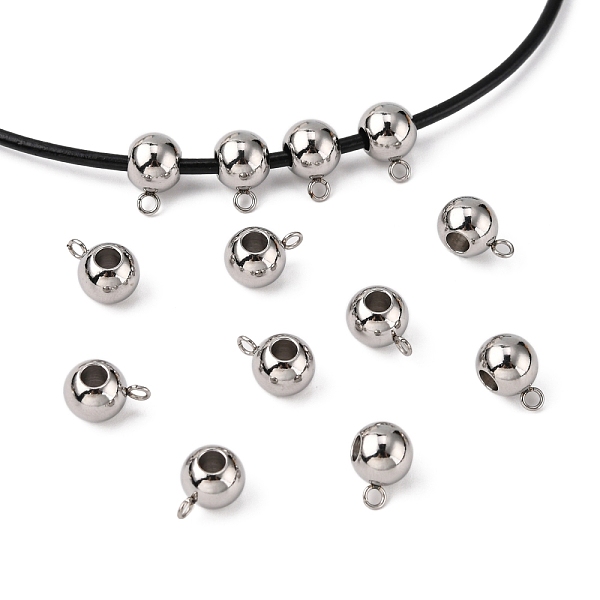 

PandaHall 304 Stainless Steel Tube Bails, Loop Bails, Rondelle Bail Beads, Stainless Steel Color, 11x6.5x8mm, Hole: 3mm 304 Stainless Steel...