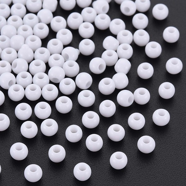 Opaque Acrylic Beads - image
