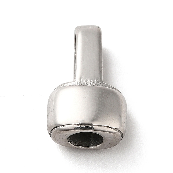 

PandaHall 304 Stainless Steel Cord Ends, End Clasps, Stainless Steel Color, 15x9.5x6.5mm, Hole: 7.5x3.5mm, Inner Diameter: 4mm 304 Stainless...