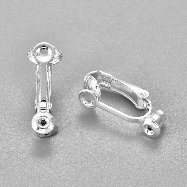 

PandaHall 304 Stainless Steel Clip-on Earring Converters Findings, for Non-Pierced Ears, Silver, 20.5x7.5x10mm, Hole: 0.7mm 304 Stainless...