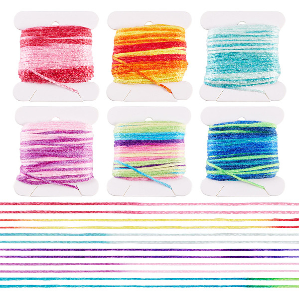 6Pcs 6 Colors Segme… - image