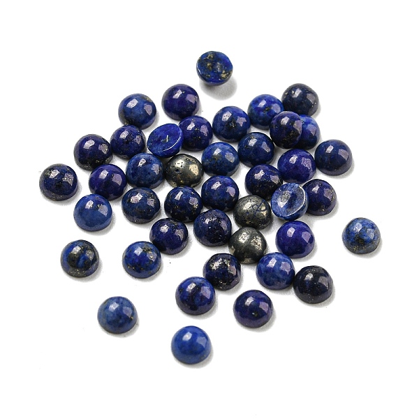 

PandaHall Natural Lapis Lazuli Cabochons, Half Round, 3x1.5mm Lapis Lazuli Half Round