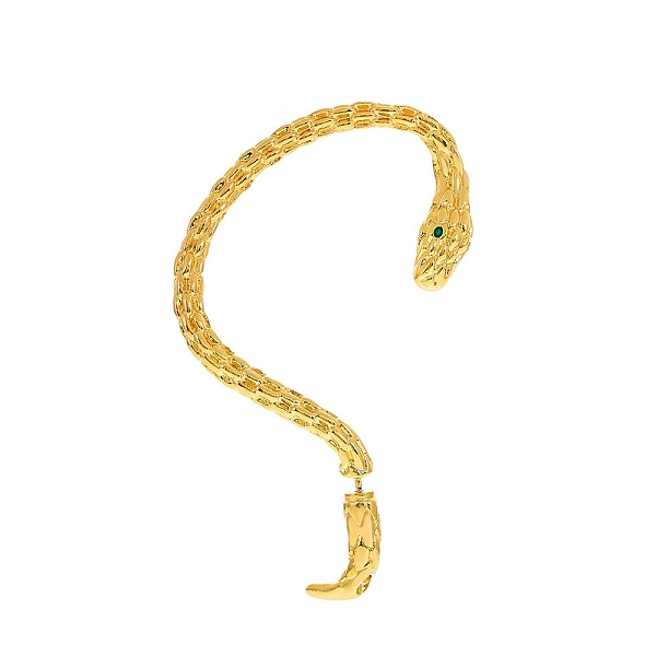 Alloy Snake Cuff Ea… - image