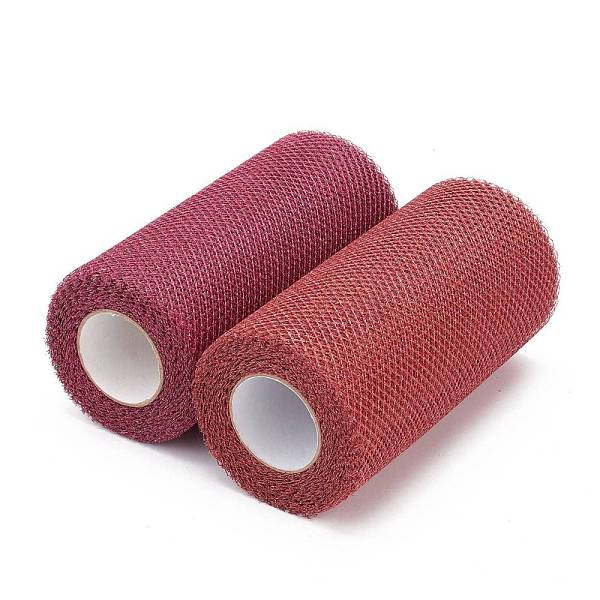 

PandaHall Glitter Deco Mesh Ribbons, Tulle Fabric, Rhombus Mesh Tulle Fabric, for Wedding Party Decoration, Skirts Decoration Making, Mixed..., Multicolor