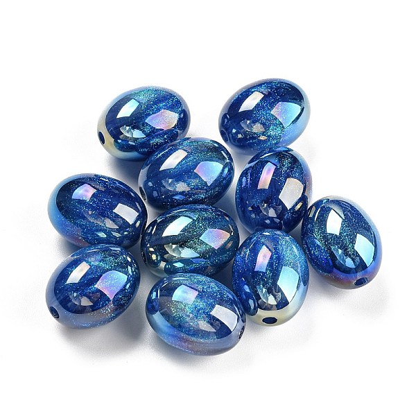 Mermaid-inspired Plating Acrylic Beads