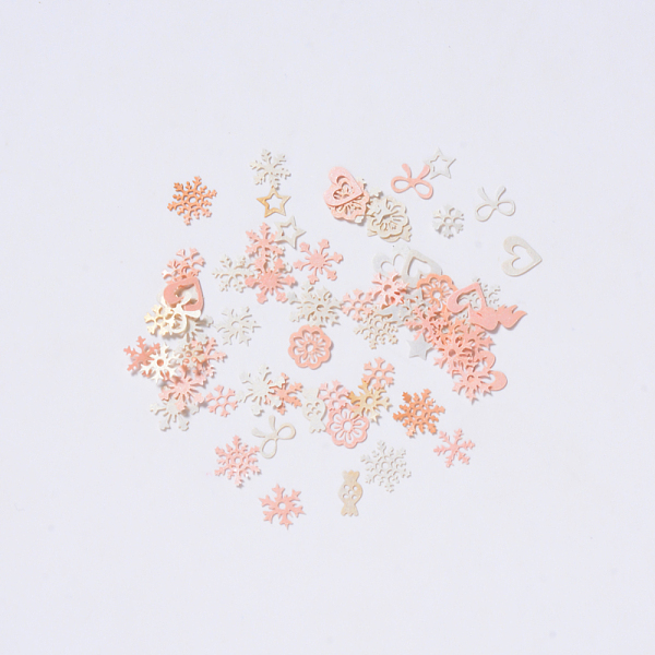 

PandaHall Colorful Christmas Nail Stickers Set, 3D Snowflake Elk Tree Stick Snowman Bell Pattern DIY Winter Nail Design for Women Girls..., Multicolor