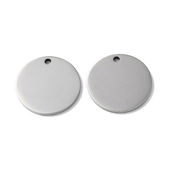 

PandaHall 304 Stainless Steel Pendants, Stamping Blank Tag, Flat Round Charm, Stainless Steel Color, 18x1.3mm, Hole: 1.6mm 304 Stainless...