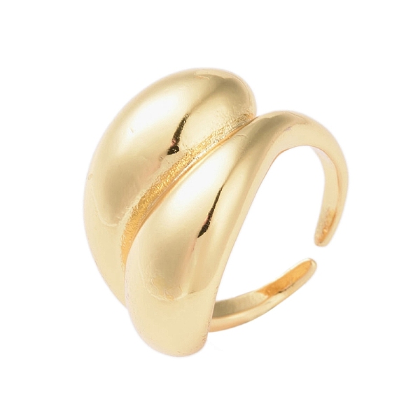 

PandaHall Brass Rinhs, Teardrop, Golden, Inner Diameter: 16mm Brass Teardrop