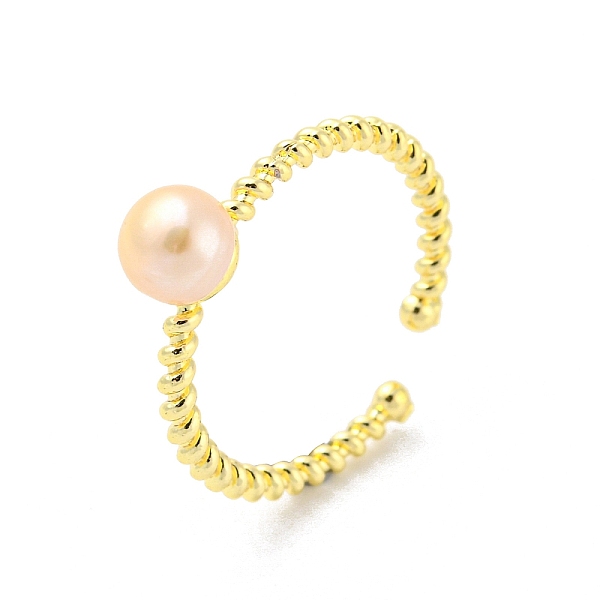 Brass Open Cuff Rin… - image