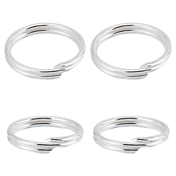 

PandaHall Beebeecraft 20Pcs/Box Split Jump Rings 925 Sterling Silver Double Closed Jump Rings Connectors 8mm for DIY Necklace Bracelet Craft...
