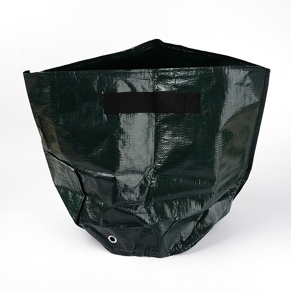 

PandaHall Poly Ethylen Planting Barrel, Garden Seeder Tool, Dark Green, 340x288mm, Hole: 10mm Polyester