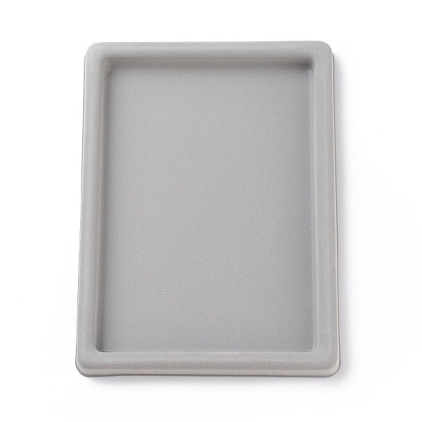 

PandaHall Plastic Bead Design Boards, Rectangle, Gray, 27x20x2cm Plastic Gray