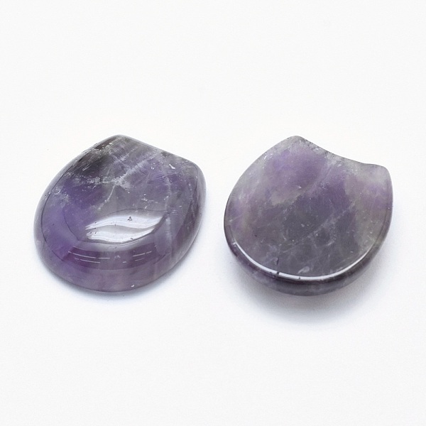 

PandaHall Natural Amethyst Cabochons, 22x20x6~6.5mm Amethyst Others