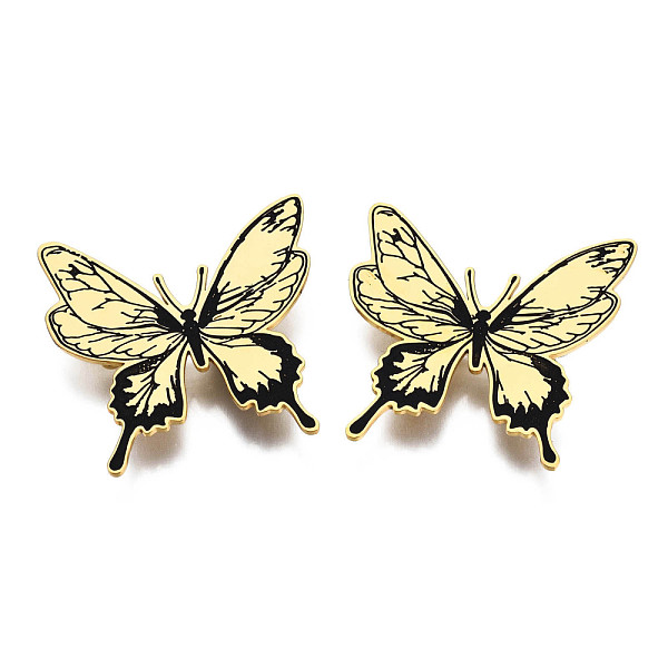 

PandaHall 201 Stainless Steel Butterfly Lapel Pin, Insect Badge for Backpack Clothes, Nickel Free & Lead Free, Golden, 42x43x7mm, Pin: 0.7mm...