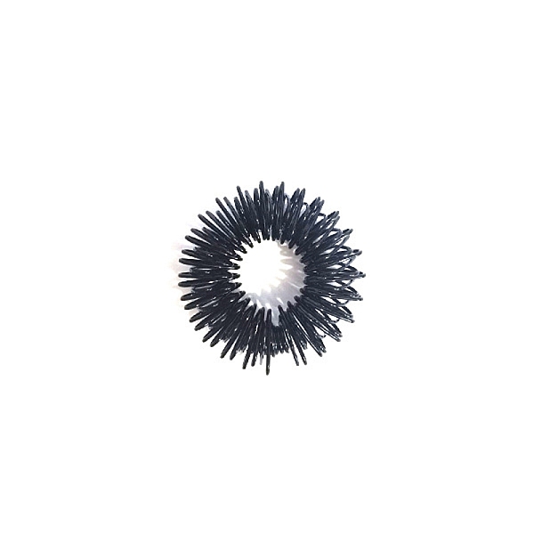 

PandaHall Steel Spiky Sensory Acupressure Finger Rings, Massage Tools, Black, 25x8mm Alloy Ring Black