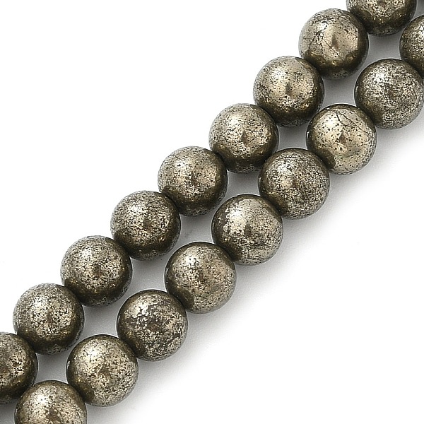 Natural Pyrite Bead… - image