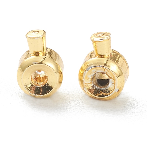 

PandaHall Brass Crimp Beads, Long-Lasting Plated, Rondelle, Golden, 4.5x3.5x3mm, Hole: 1mm Brass Rondelle