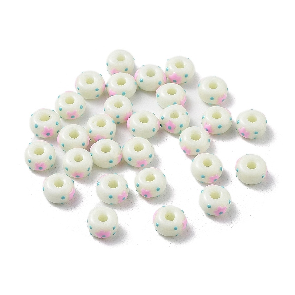 

PandaHall Glass Seed Beads, Flat Round, Pearl Pink, 10x6mm, Hole: 3mm Glass