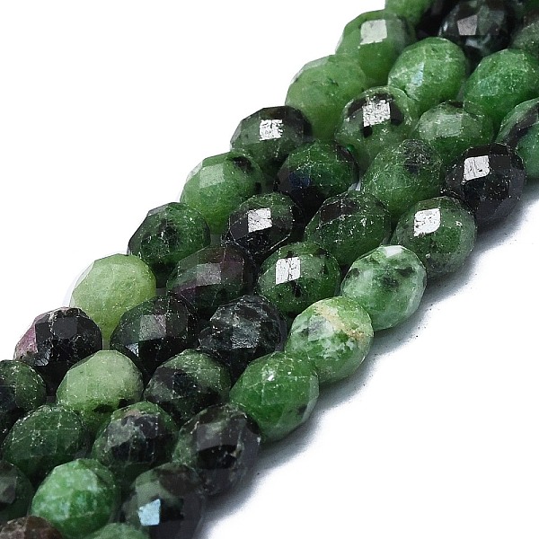 

PandaHall Natural Ruby in Zoisite Beads Strands, Faceted, Barrel, 6x6mm, Hole: 1mm, about 62pcs/strand, 15.35 inch(39cm) Ruby in Zoisite...