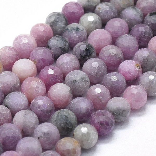 

PandaHall Natural Ruby/Red Corundum Beads Strands, Faceted, Round, 9mm, Hole: 1mm, about 45pcs/Strand, 15.55 inch(39.5 cm) Ruby Round