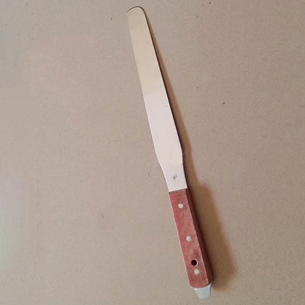 

PandaHall Steel Spatula Painting Knife with Wood Handle, Mixing Scraper, for Oil Painting Color Mixing, Stainless Steel Color, 36x2.5cm...