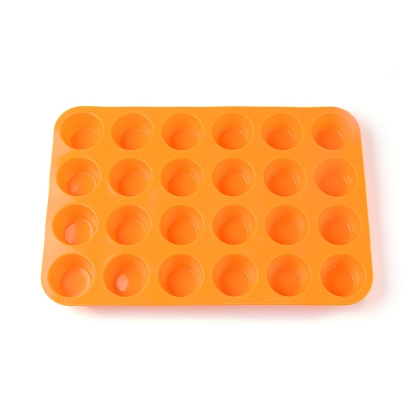 

PandaHall DIY Food Grade Silicone Molds, For DIY Chiffon Cake Bakeware, Orange, 335x225x24mm, Inner Diameter: 45mm Silicone Others Orange