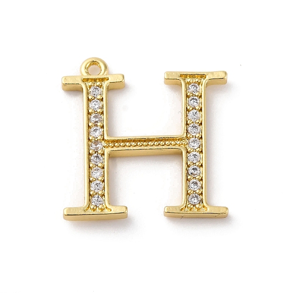 Pendentif en zircone cubique micro pavé de laiton placage en rack-image-KK-H449-76G-02-fr