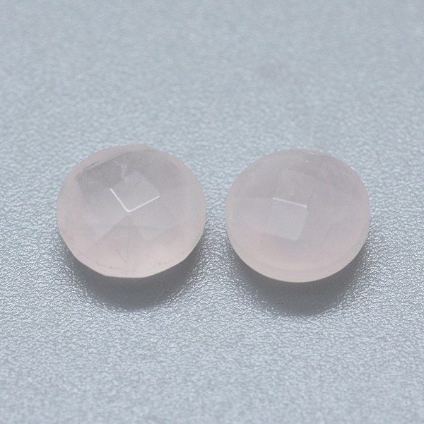 

PandaHall Natural Rose Quartz Beads, No Hole/Undrilled, Flat Round, 16x7~7.5mm Rose Quartz Flat Round Pink