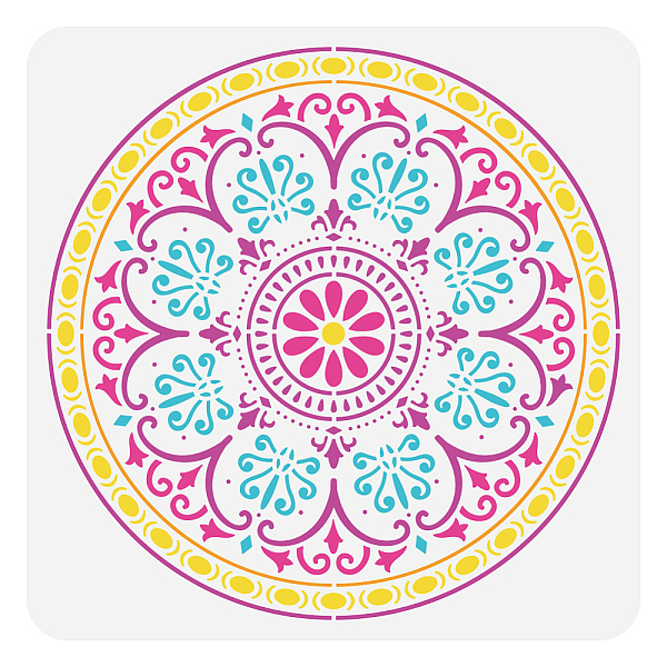 

PandaHall FINGERINSPIRE Victorian Ceiling Painting Stencil 11.8x11.8 inch Victorian Floral Pattern Stencil Decorative Floral Stencil for...