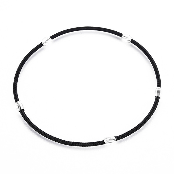 

PandaHall Spring Bracelets, Minimalist Bracelets with Beads, Plated Steel French Wire/Gimp Wire, for Stackable Wearing, Electrophoresis...
