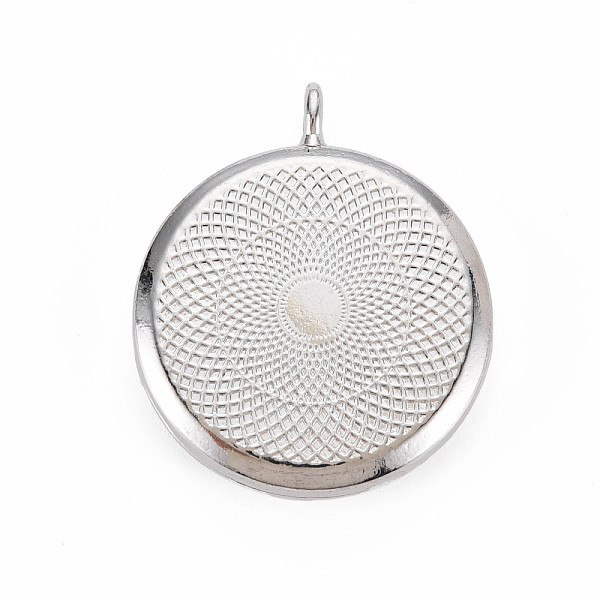 

PandaHall Alloy Diffuser Locket Pendants, with Stainless Steel Cover and Magnet, Magnetic, Cadmium Free & Nickel Free & Lead Free, Flat...