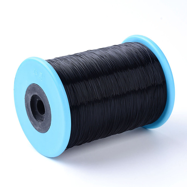 

PandaHall Fishing Thread Nylon Wire, Black, 0.35mm, about 1476.37 yards(1350m)/roll Nylon Black