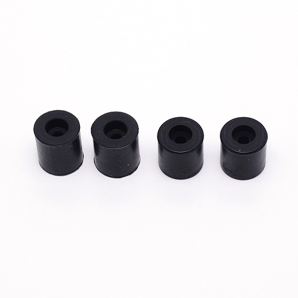 

PandaHall 3D Printer Silicone Column Accessories, Black, 18x16mm, 16x16mm, Hole: 3.5mm, Inner diameter: 0.8mm, 2pcs/style, 4pcs/set Silicone...