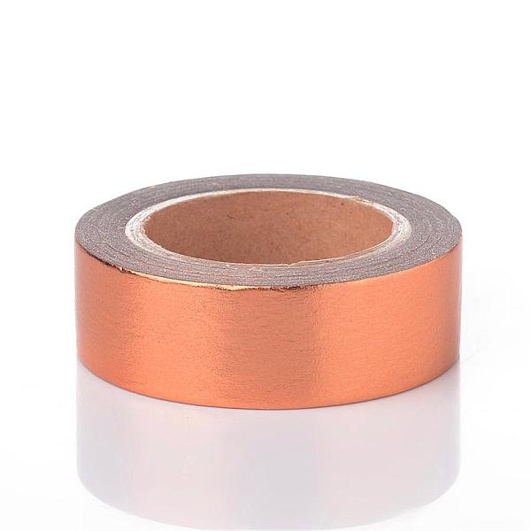 

PandaHall DIY Scrapbook Decorative Paper Tapes, Adhesive Tapes, Sandy Brown, 15mm, 10m/roll Paper Brown