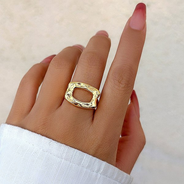 Alloy Open Cuff Rin… - image
