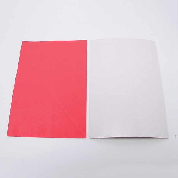 

PandaHall Sponge EVA Sheet Foam Paper Sets, With Adhesive Back, Antiskid, Rectangle, Red, 30x21x0.1cm Foam Rectangle Red