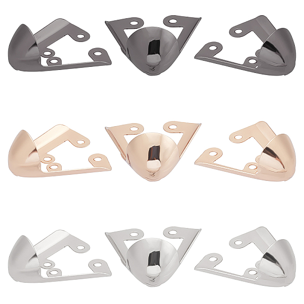 

PandaHall GORGECRAFT 3 Colors 6PCS Metal Shoes Pointed Protector Solid Color High Heels Toe Cap Elegant High Heels Tip Cover Durable Shoes...