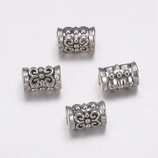 

PandaHall Column Tibetan Style Alloy Beads, Lead Free & Cadmium Free, Antique Silver, about 5mm wide, 7.3mm long, Hole: about 2.2mm Alloy...