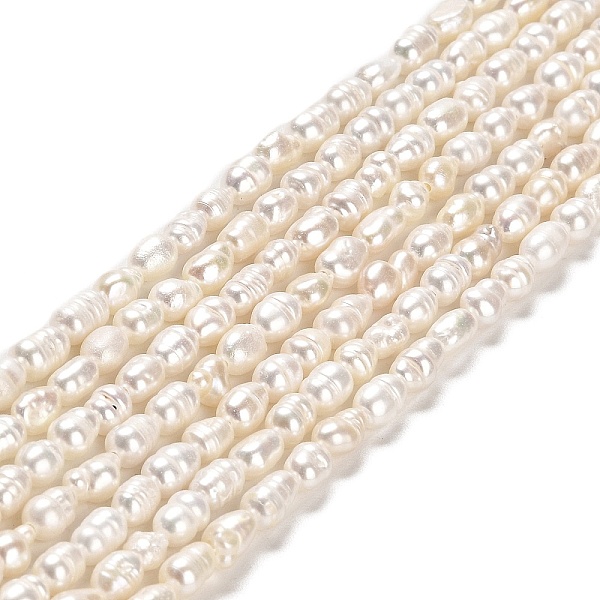 

PandaHall Natural Cultured Freshwater Pearl Beads Strands, Rice, Grade A+, PapayaWhip, 4.5~11x3~4mm, Hole: 0.5mm, about 62~64pcs/strand..., Orange