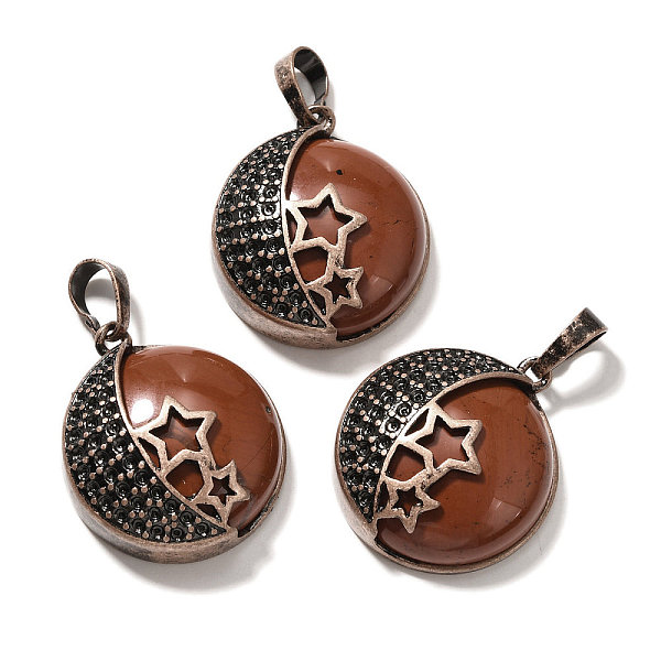 Natural Red Jasper Pendants