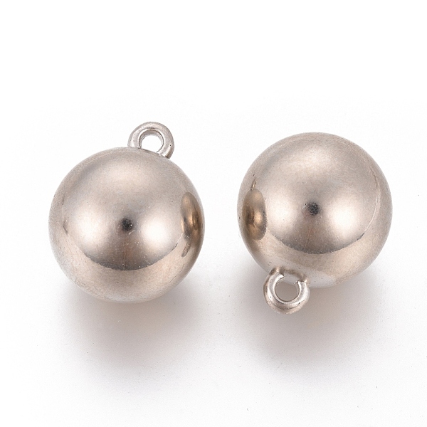 

PandaHall CCB Plastic Pendants, Round, Platinum, 30x25mm, Hole: 3mm Plastic Round