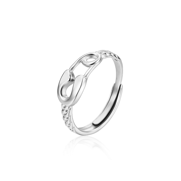 

PandaHall Simple Stainless Steel Ring for Women, Perfect for Daily Wear.